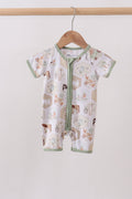 Farm animal bamboo romper