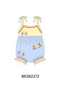 Blue Crab Applique Bubble