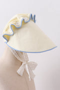 Cream lace bonnet