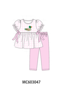 Pink Mallard Applique Pants Set
