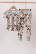 Camouflage Hunting Bamboo Pajama Set