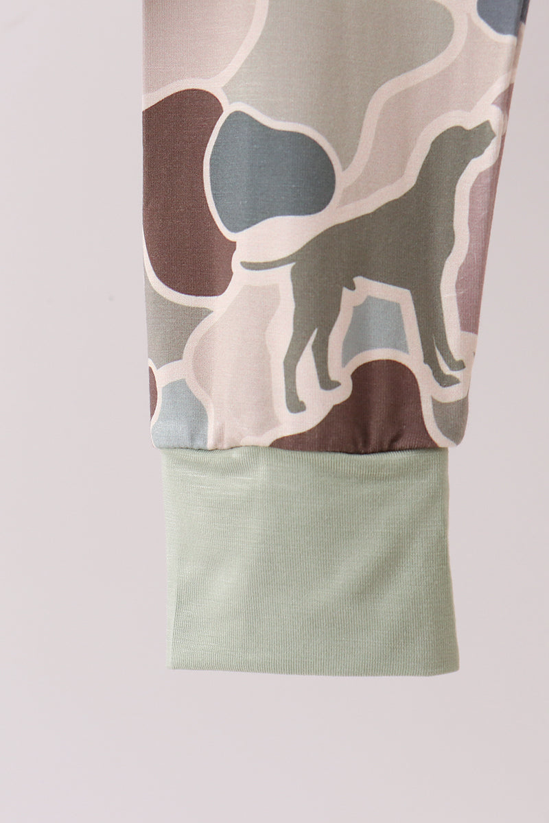 Camouflage Hunting Bamboo Pajama Set
