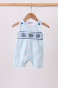 Blue Pumpkin Smocked Gingham Jon Jon