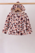 Camouflage Fleece Hoodie Jacket