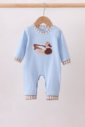 Blue Mallard Applique Romper