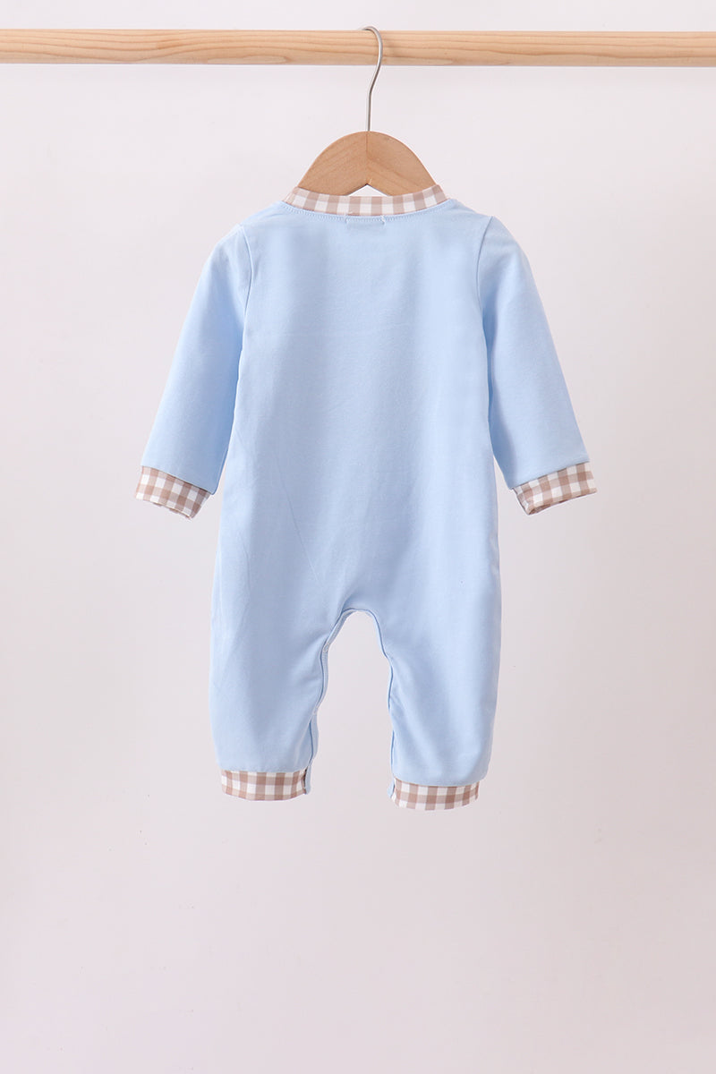 Blue Mallard Applique Romper