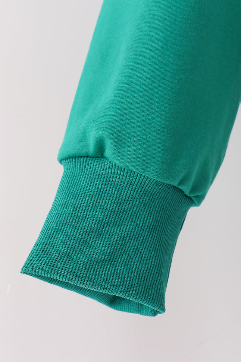 Green Grinch French Knot Mom&me Top