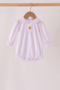 Pink dot turkey embroidery ruffle bubble
