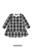 Black&white plaid dress