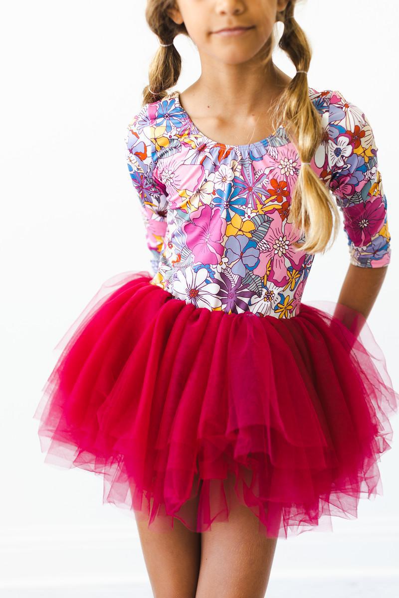 Mauve Buttercup 3/4 Tutu Leotard