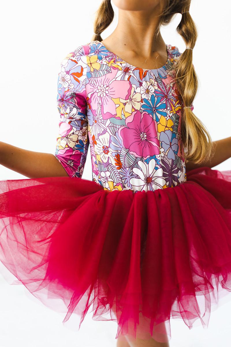 Mauve Buttercup 3/4 Tutu Leotard