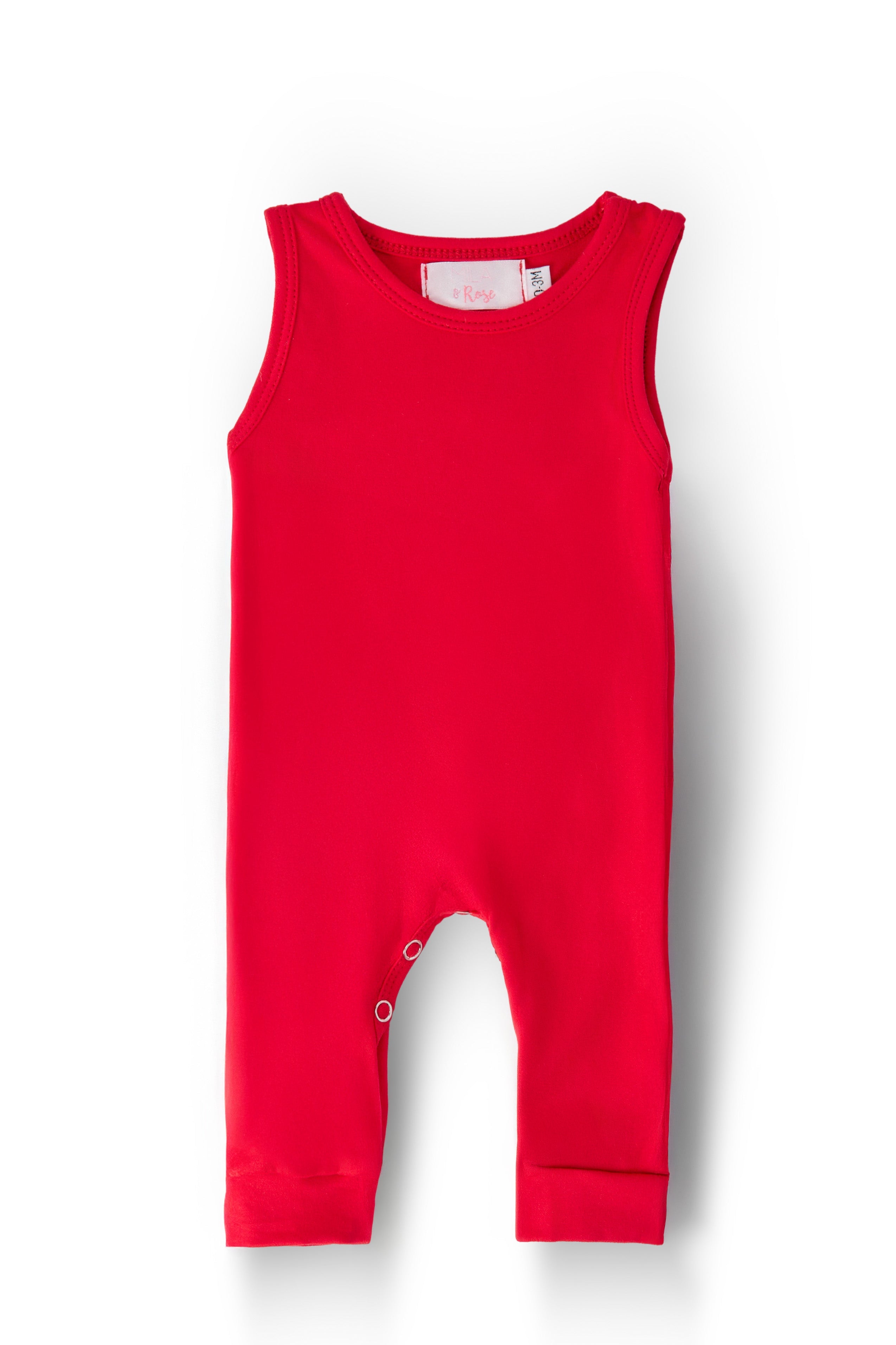Red Tank One-Piece Jogger