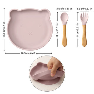 Silicone Baby Feeding Dishes Tableware