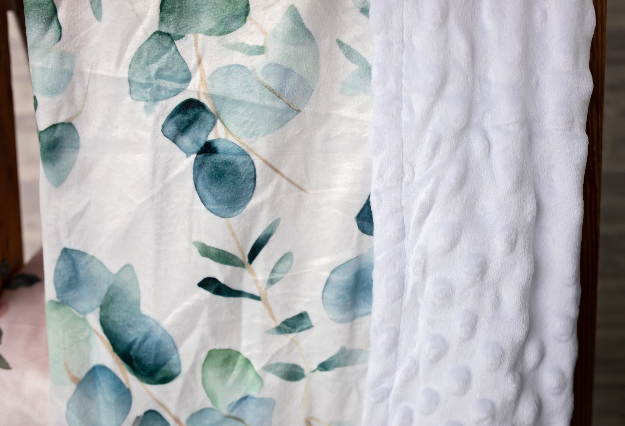 Eucalyptus Embrace Minky Blanket