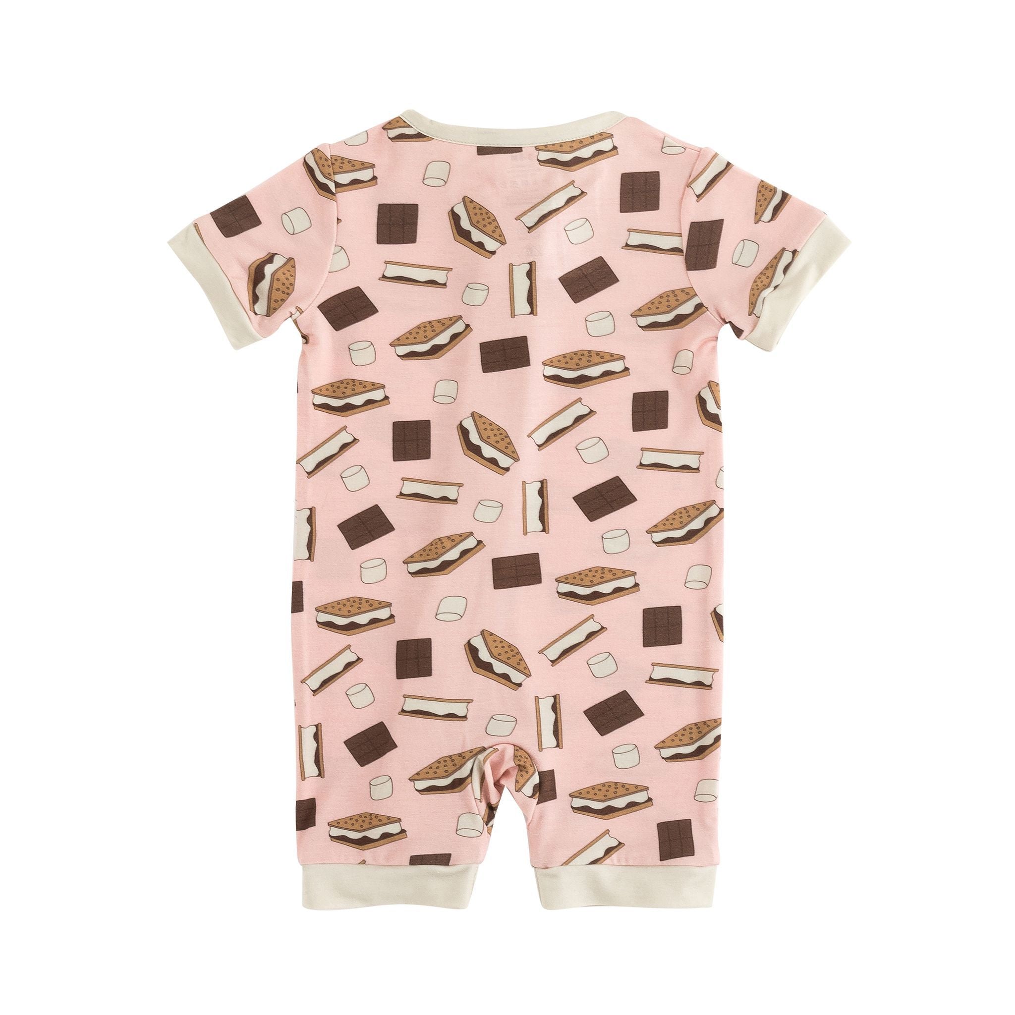 S'more to Love (Romper) - Pink