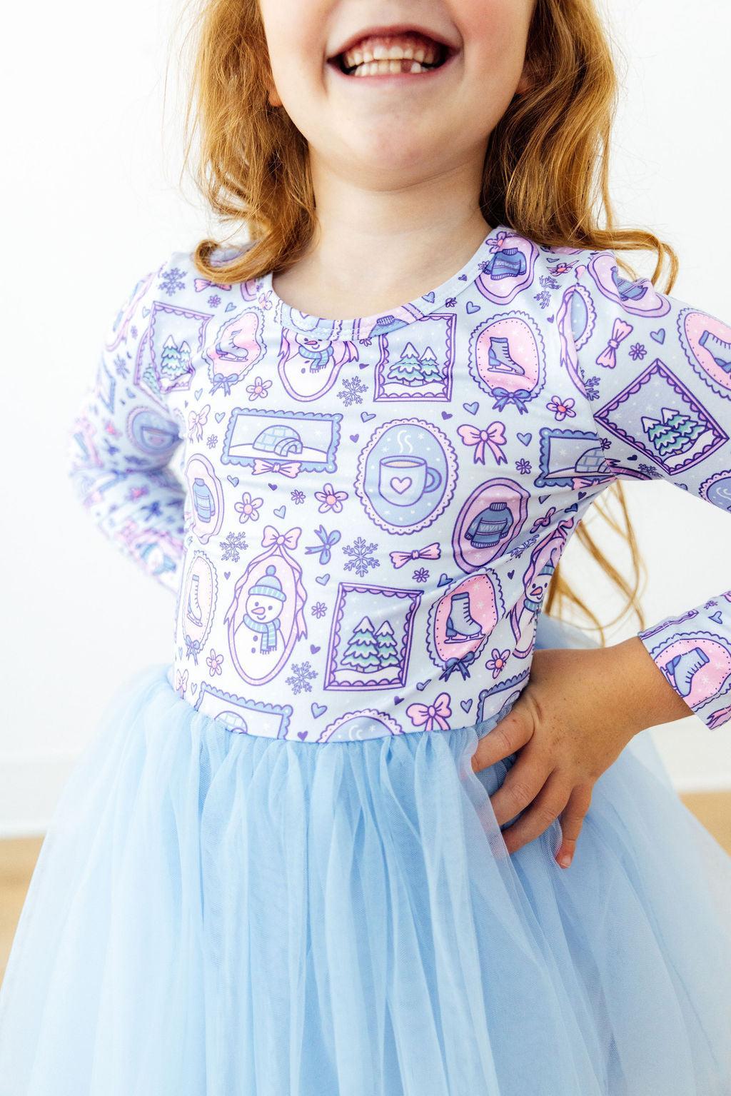 Hit The Ice L/S Tutu Dress