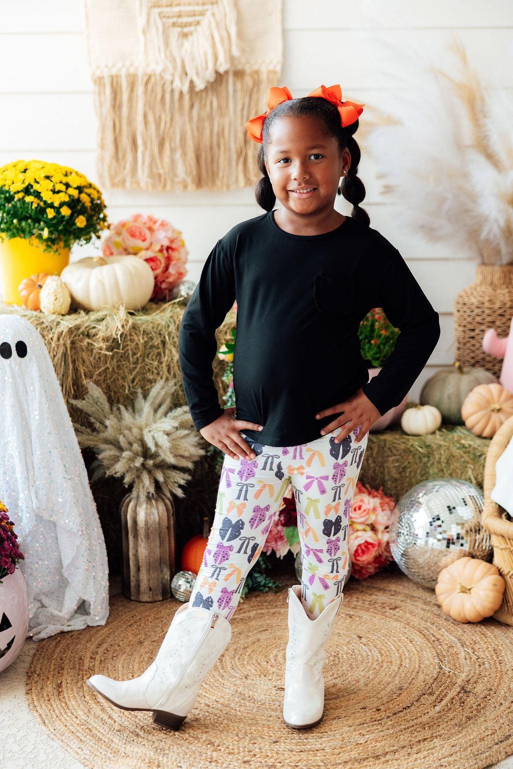 Tied With A Boo Leggings