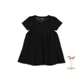 The Short Sleeve Dress - Black