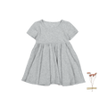 The Short Sleeve Dress - Heather