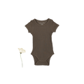 The Short Sleeve Onesie - Cocoa