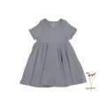 The Short Sleeve Dress - Slate