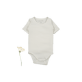 The Short Sleeve Onesie - Bone