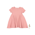 The Short Sleeve Dress - Rose