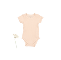 The Short Sleeve Onesie - Powder