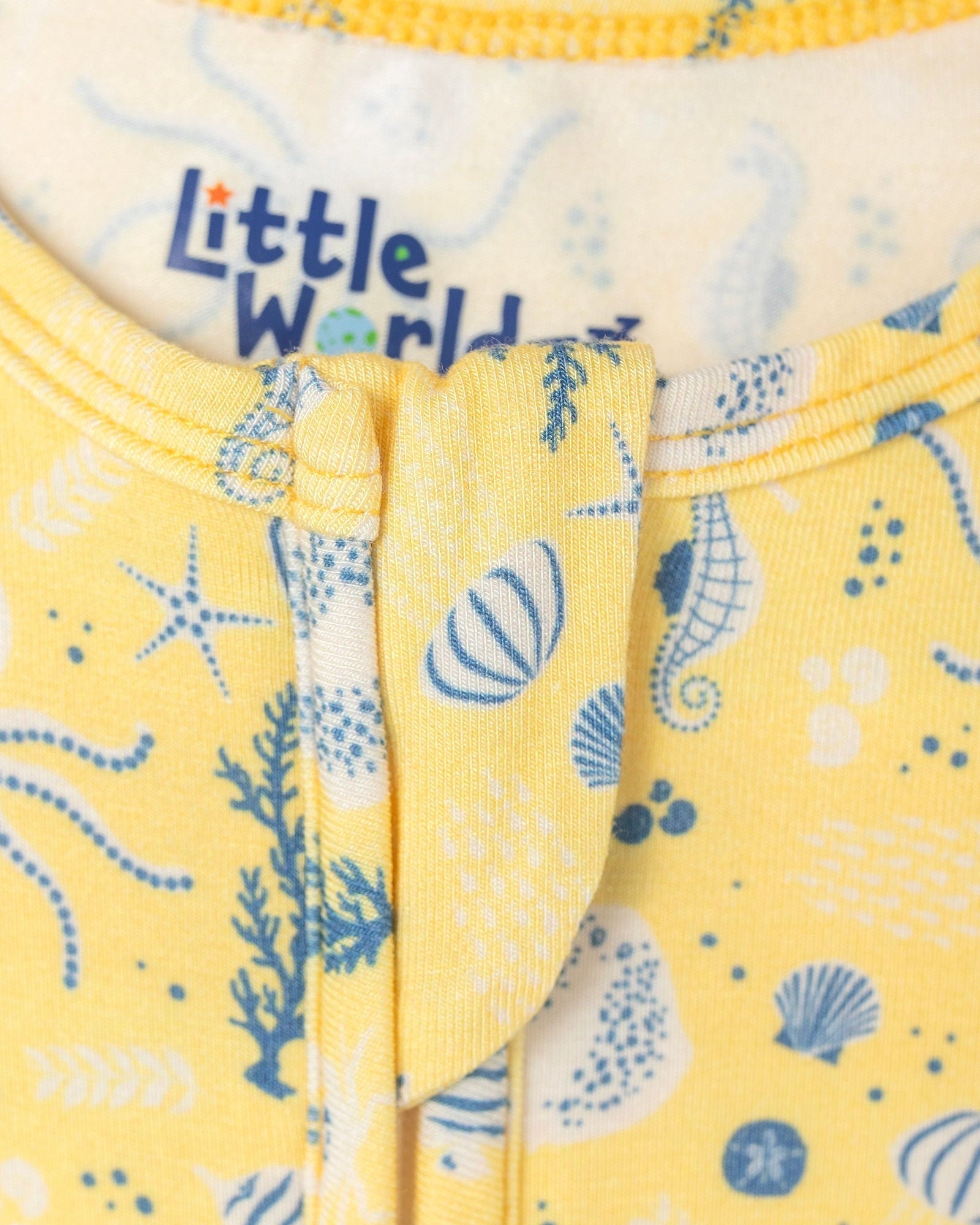Sea Creatures Bamboo Onesie
