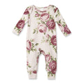 Baby Girl Floral Rose Cotton Romper