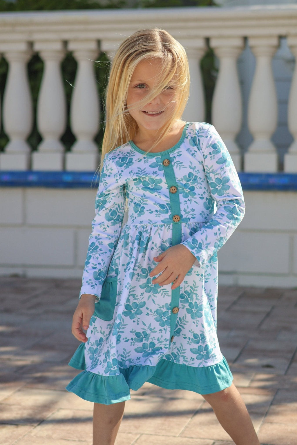Winter Floral Annie Dress