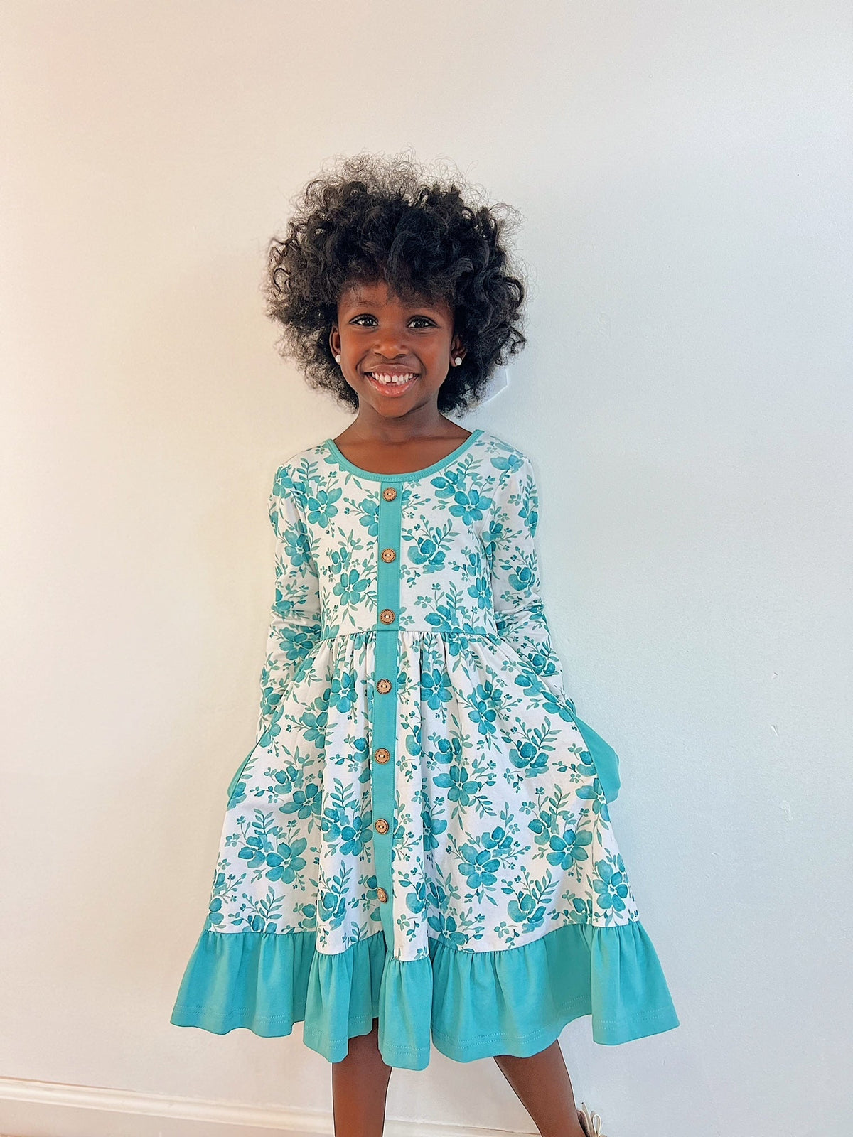 Winter Floral Annie Dress